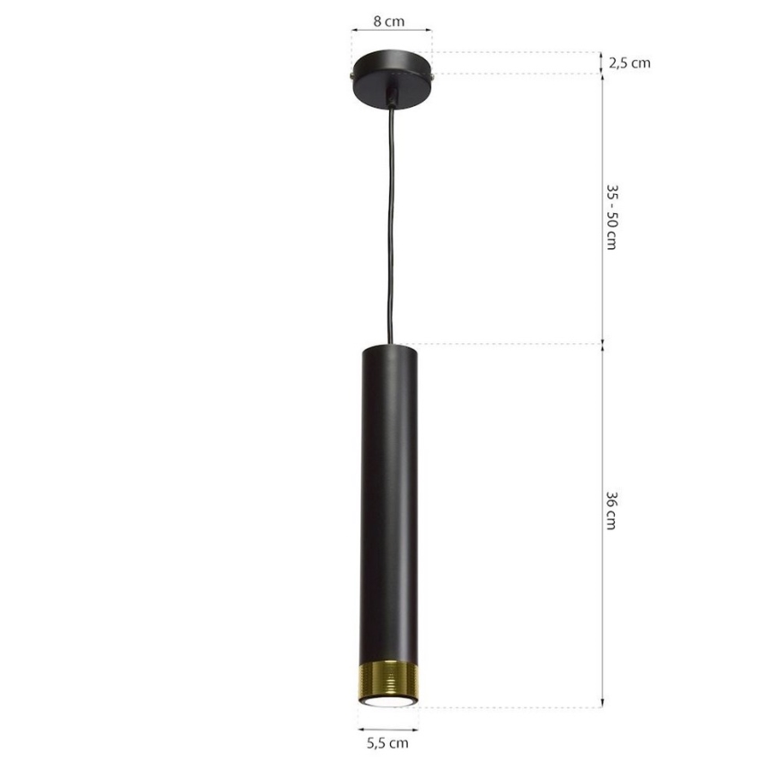 Подвесная люстра DANI 1xGU10/8W/230V