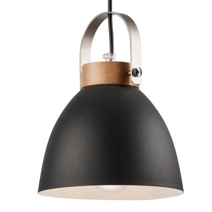 Подвесная люстра DANIELLE 2xE27/60W/230V бук - сертифицировано FSC