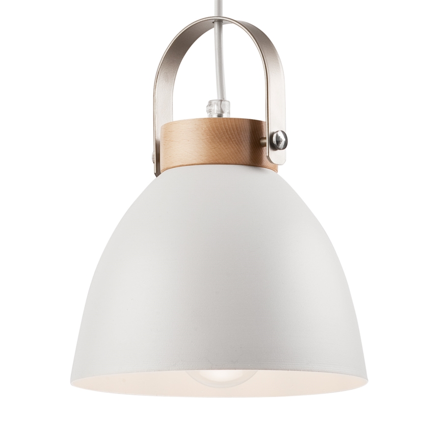 Подвесная люстра DANIELLE 2xE27/60W/230V бук - сертифицировано FSC