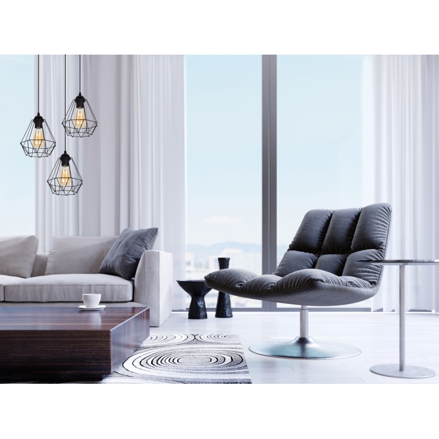 Подвесная люстра DIAMENT 3xE27/60W/230V