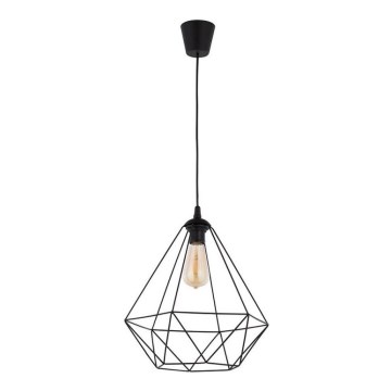 Подвесная люстра DIAMOND 1xE27/60W/230V черный