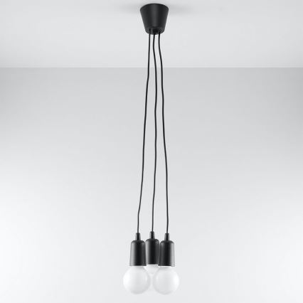 Подвесная люстра DIEGO 3xE27/60W/230V