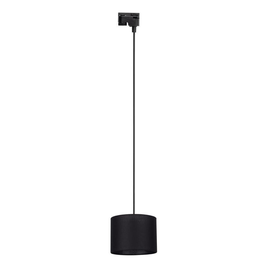 Подвесная люстра для 1-фазной трековой системы TRACER 1xE27/15W/230V диаметр 20 см черный
