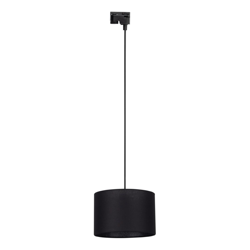 Подвесная люстра для 1-фазной трековой системы TRACER 1xE27/15W/230V диаметр 30 см черный