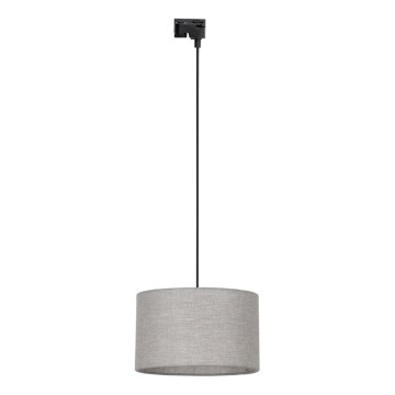 Подвесная люстра для 1-фазной трековой системы TRACER 1xE27/15W/230V диаметр 38 см черный/серый