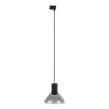 Подвесная люстра для 3-фазной трековой системы NEO 1xE27/15W/230V черный/дымчатый черный