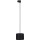 Подвесная люстра для 3-фазной трековой системы TRACER 1xE27/15W/230V диаметр 20 см черный