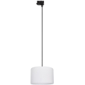 Подвесная люстра для 3-фазной трековой системы TRACER 1xE27/15W/230V диаметр 30 см черный/белый