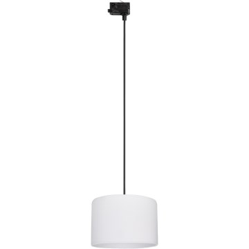Подвесная люстра для 3-фазной трековой системы TRACER 1xE27/15W/230V диаметр 30 см черный/белый