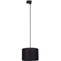 Подвесная люстра для 3-фазной трековой системы TRACER 1xE27/15W/230V диаметр 30 см черный