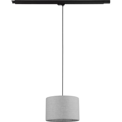 Подвесная люстра для 3-фазной трековой системы TRACER 1xE27/15W/230V диаметр 30 см черный/серый