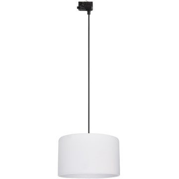 Подвесная люстра для 3-фазной трековой системы TRACER 1xE27/15W/230V диаметр 38 см черный/белый