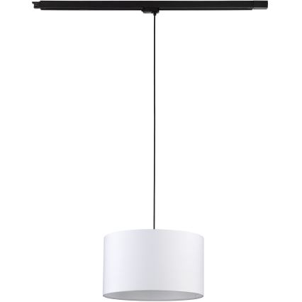 Подвесная люстра для 3-фазной трековой системы TRACER 1xE27/15W/230V диаметр 38 см черный/белый