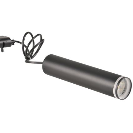 Подвесная люстра для трековой системы PARIS 3xGU10/10W/230V + 1 м рейка система черный