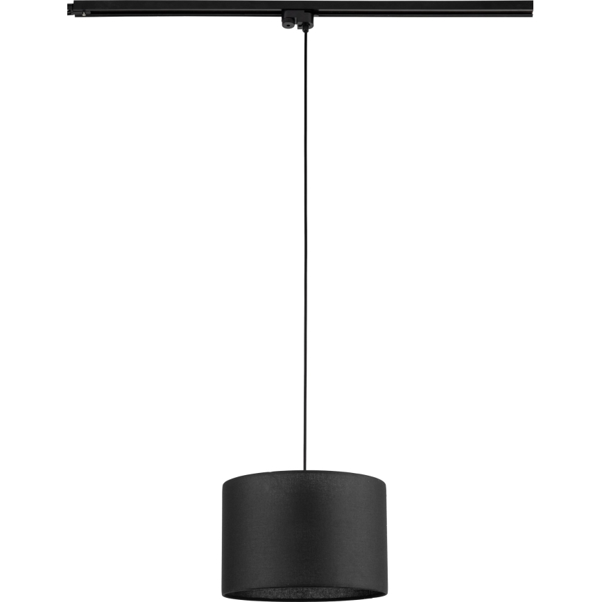 Подвесная люстра для 1-фазной трековой системы TRACER 1xE27/15W/230V диаметр 30 см черный