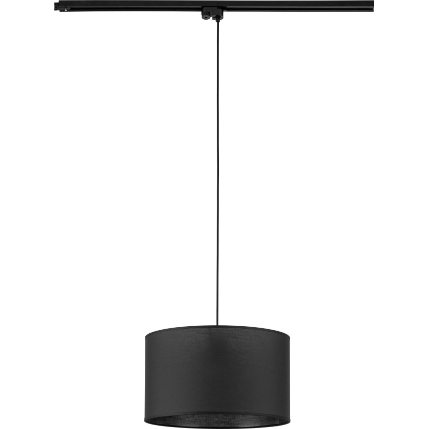 Подвесная люстра для 1-фазной трековой системы TRACER 1xE27/15W/230V диаметр 38 см черный