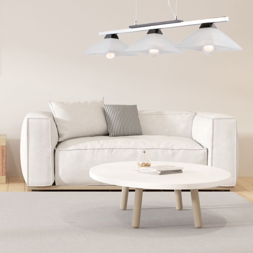 Подвесная люстра ELA 3xE27/60W/230V бук - сертифицировано FSC