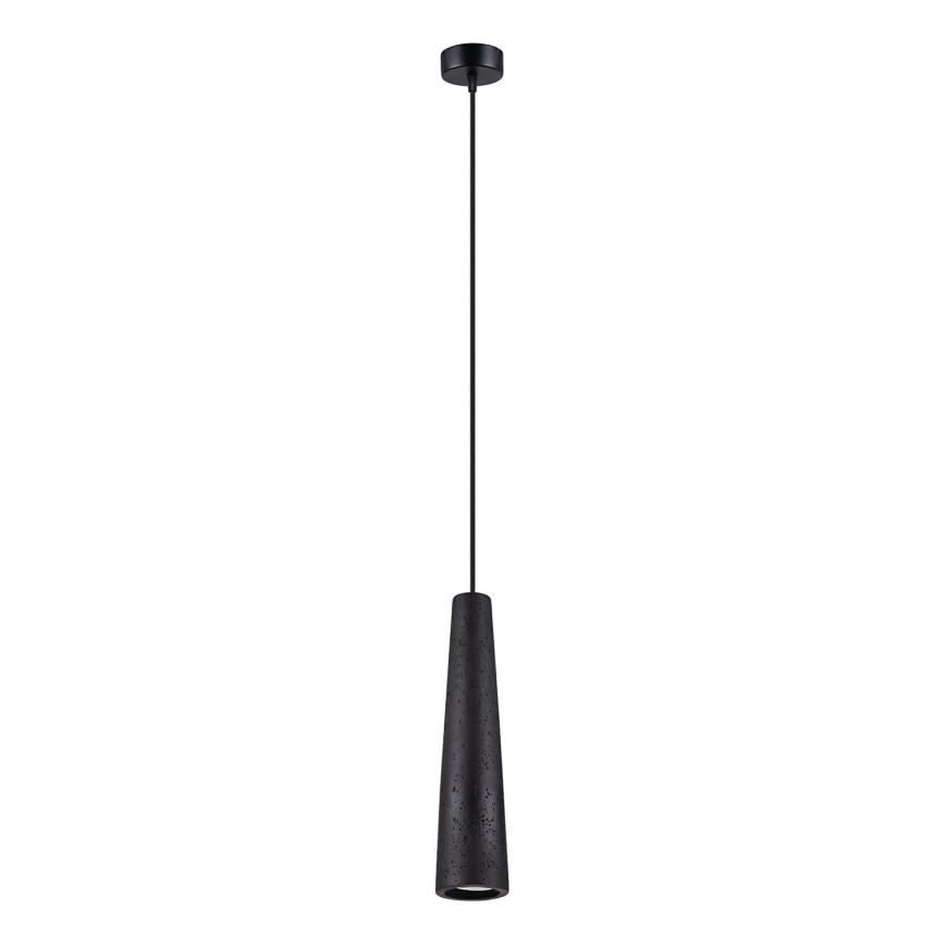 Подвесная люстра ELECTRA 1xGU10/10W/230V бетон/черный