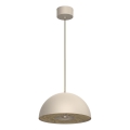 Подвесная люстра ELGUND 1xE27/15W/230V бежевый