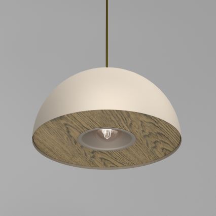 Подвесная люстра ELGUND 1xE27/15W/230V бежевый