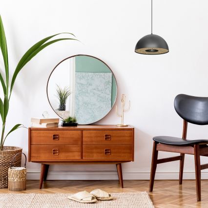 Подвесная люстра ELGUND 1xE27/15W/230V черный