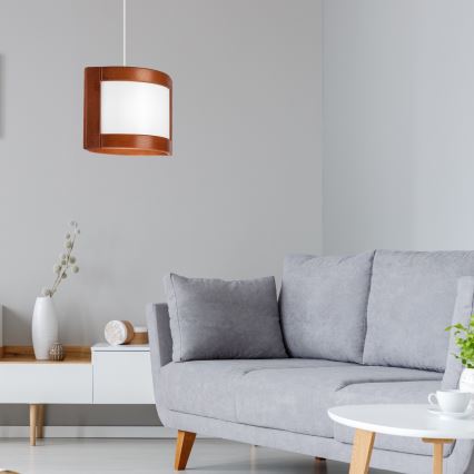 Подвесная люстра ELODIE 1xE27/60W/230V дуб