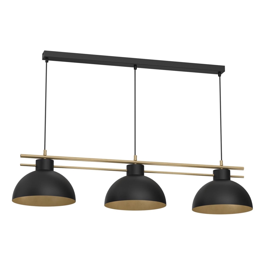 Подвесная люстра ESTATE 3xE27/15W/230V черный