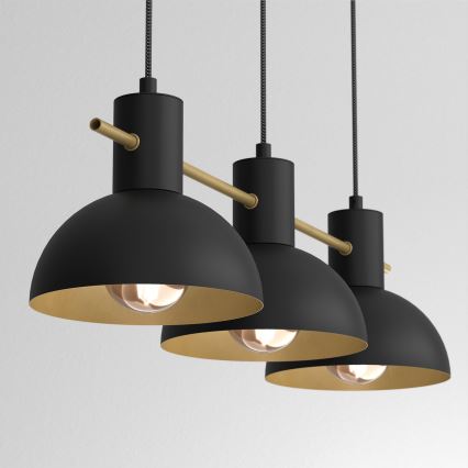 Подвесная люстра ESTATE MINI 3xE27/15W/230V черный