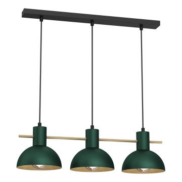 Подвесная люстра ESTATE MINI 3xE27/15W/230V зеленый