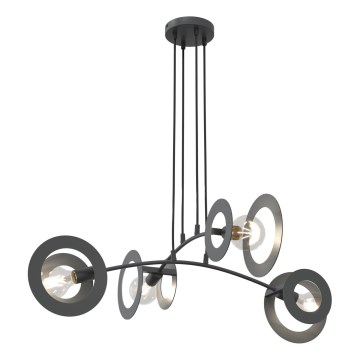 Подвесная люстра EUFORIA 4xE27/15W/230V черная