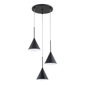 Подвесная люстра FABO 3xE14/10W/230V черный