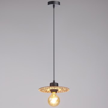 Подвесная люстра FALCO 1xE27/60W/230V диаметр 20 см бежевый