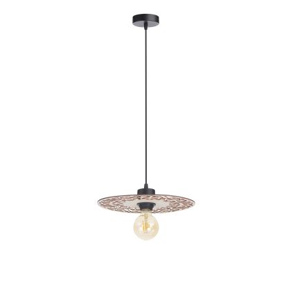 Подвесная люстра FALCO 1xE27/60W/230V диаметр 30 см бежевый