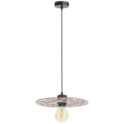 Подвесная люстра FALCO 1xE27/60W/230V диаметр 30 см бежевый