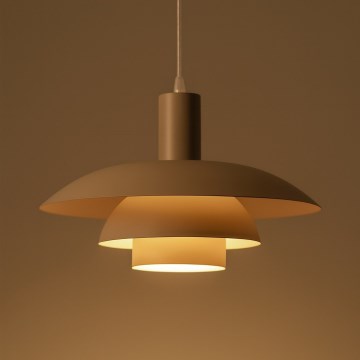 Подвесная люстра FERRO на тросе, 1xE27/15W/230V, серый