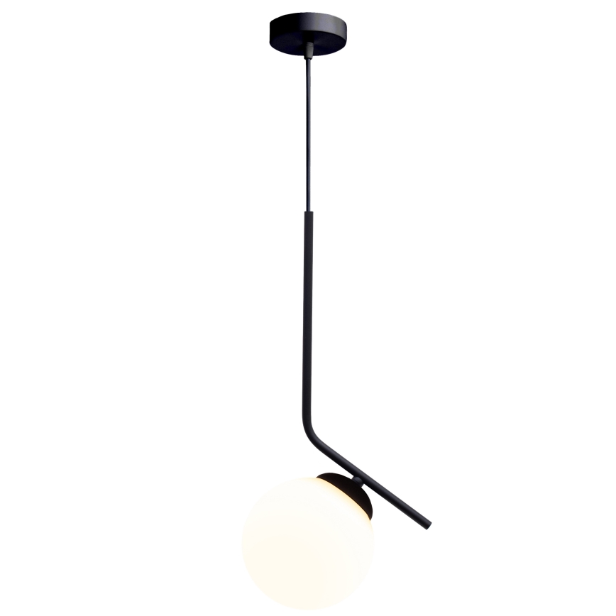 Подвесная люстра FIRA 1xE27/60W/230V черный