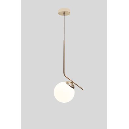 Подвесная люстра FIRA 1xE27/60W/230V золотистый