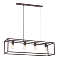 Подвесная люстра FRAME 4xE27/60W/230V медная