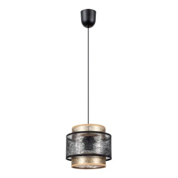 Подвесная люстра GABI 1xE27/60W/230V золотая/черная диаметр 20 см