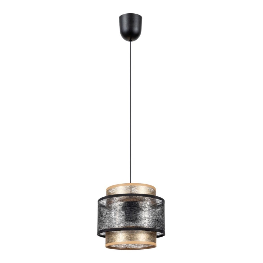 Подвесная люстра GABI 1xE27/60W/230V золотая/черная диаметр 20 см