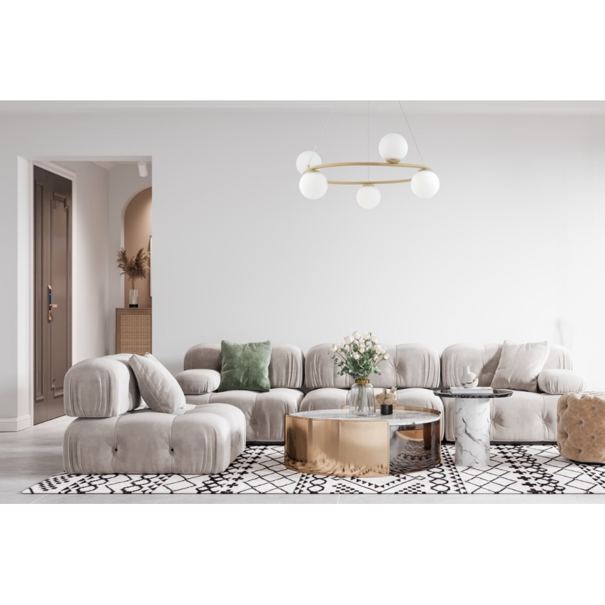 Подвесная люстра GAMA 5xG9/12W/230V золотистый