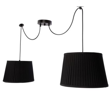 Подвесная люстра GILLO 2xE27/40W/230V черный
