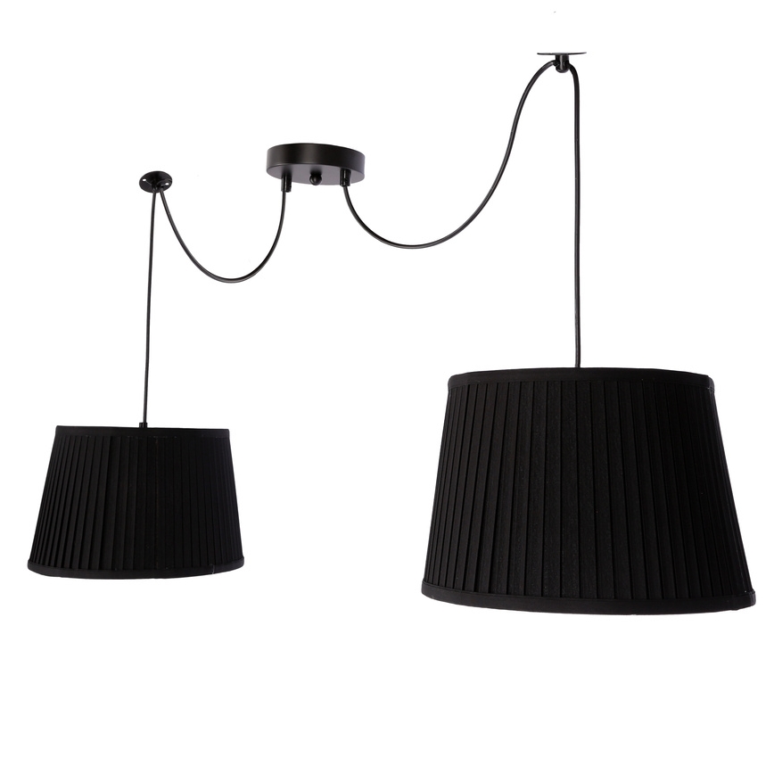 Подвесная люстра GILLO 2xE27/40W/230V черный