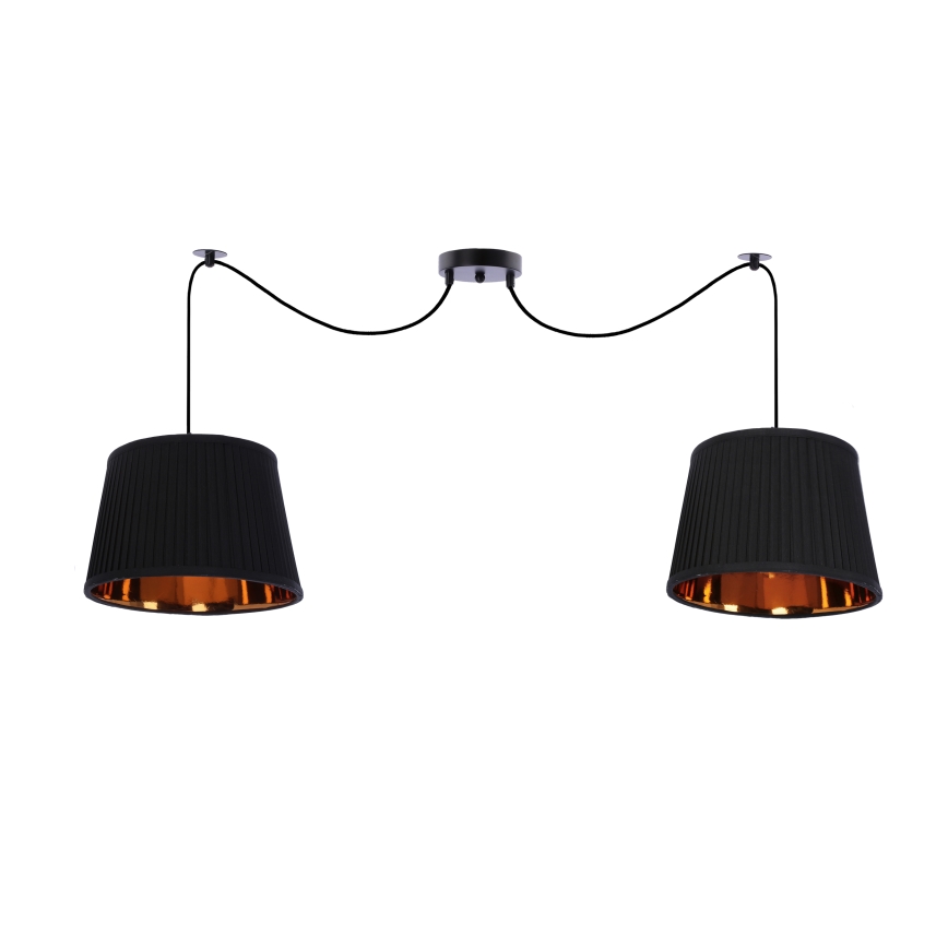Подвесная люстра GILLO 2xE27/40W/230V черный