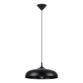 Подвесная люстра GINA 1xE27/15W/230V диаметр 38 см черный