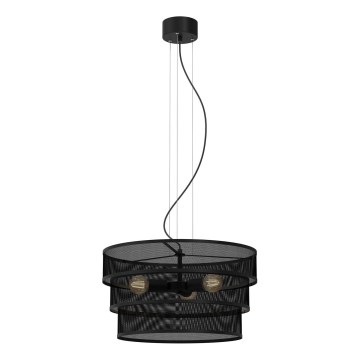 Подвесная люстра GLUM 3xE27/60W/230V черная