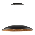 Подвесная люстра GONDOLA 2xE27/60W/230V черный/медный