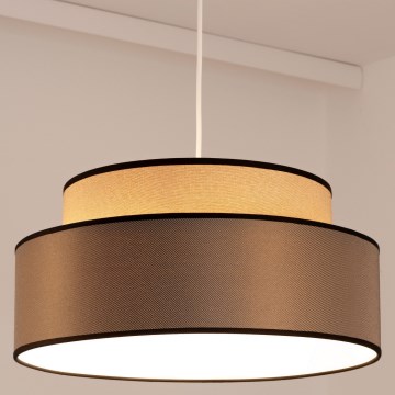 Подвесная люстра GRACE 1xE27/60W/230V бежевый/коричневый