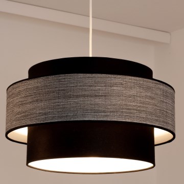 Подвесная люстра GRACE 1xE27/60W/230V черный/серый