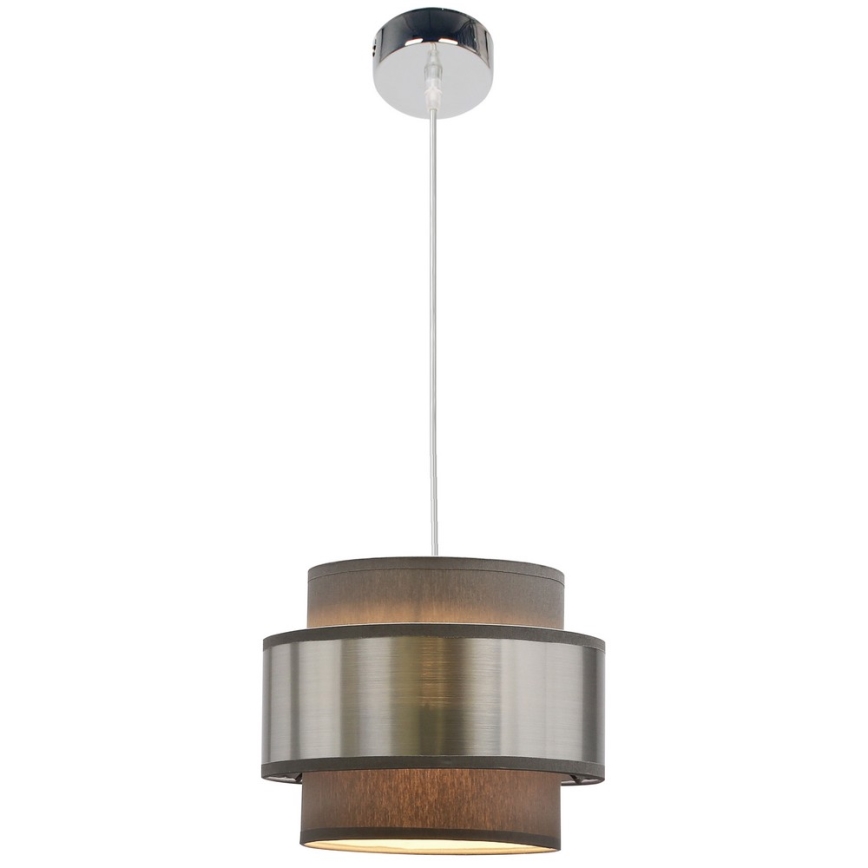 Подвесная люстра HARE 1xE27/60W/230V серый/матовый хром